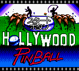 Hollywood Pinball (Japan) Title Screen